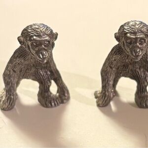 Vintage Spoontique Pewter Monkey
